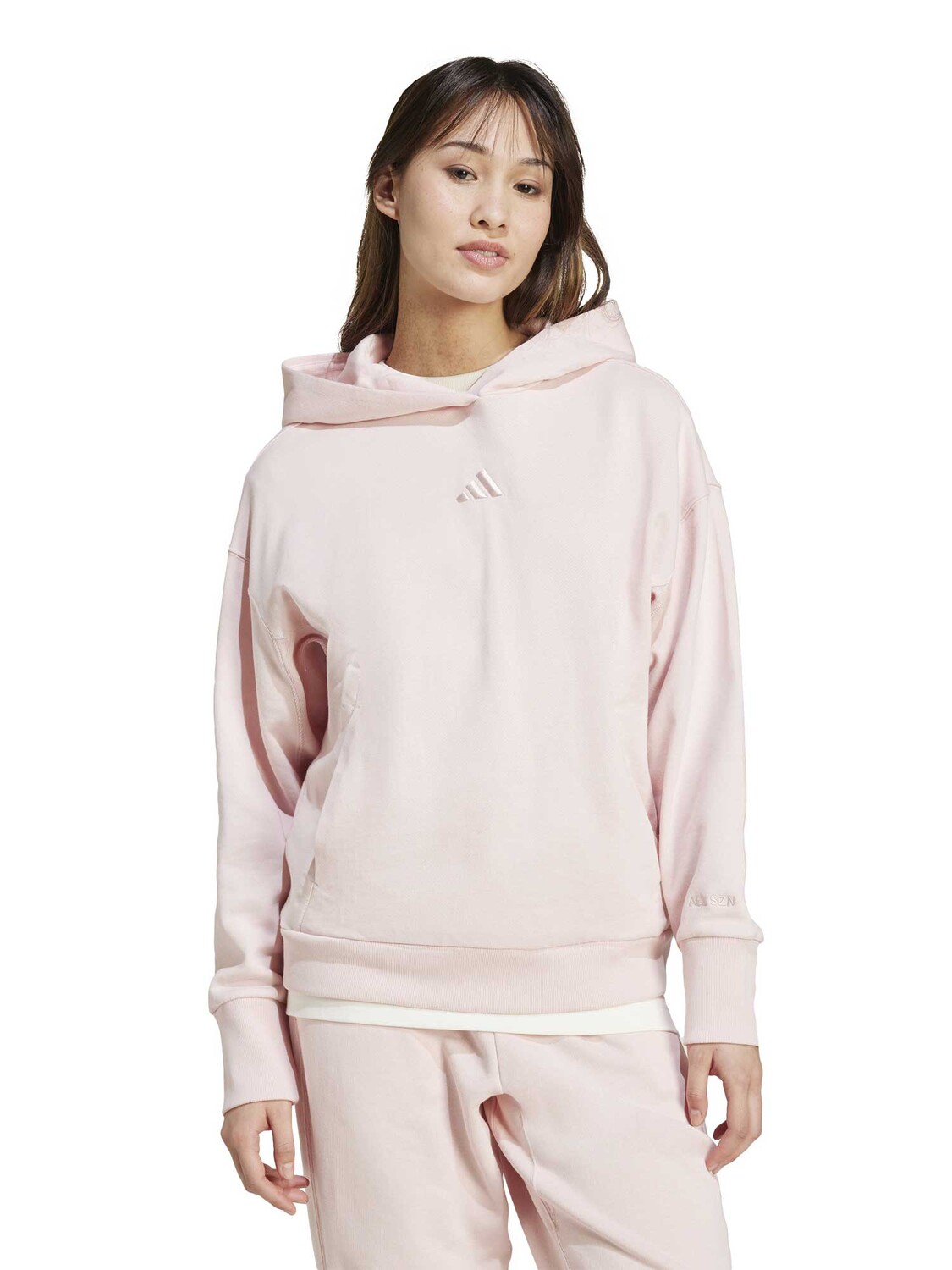 

Толстовка Adidas Sportswear ALL SZN French Terry Loose Hoodie, бежевый