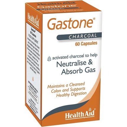 

HealthAid Gastone Активированный кокосовый уголь, 60 капсул