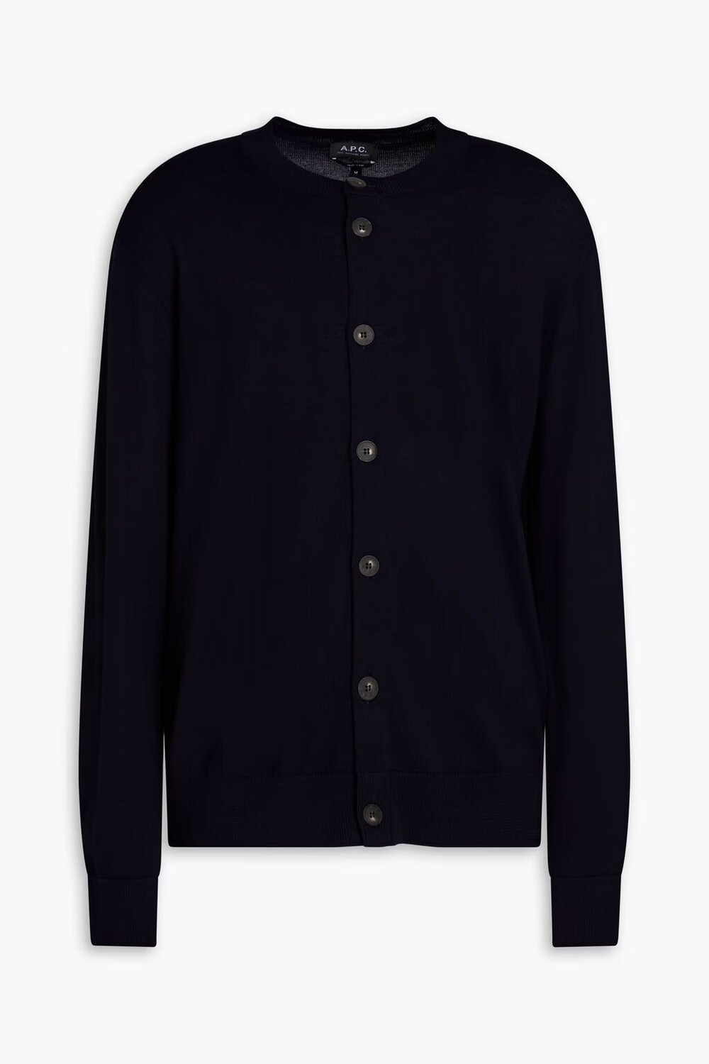 

Шерстяной кардиган A.P.C., темно-синий