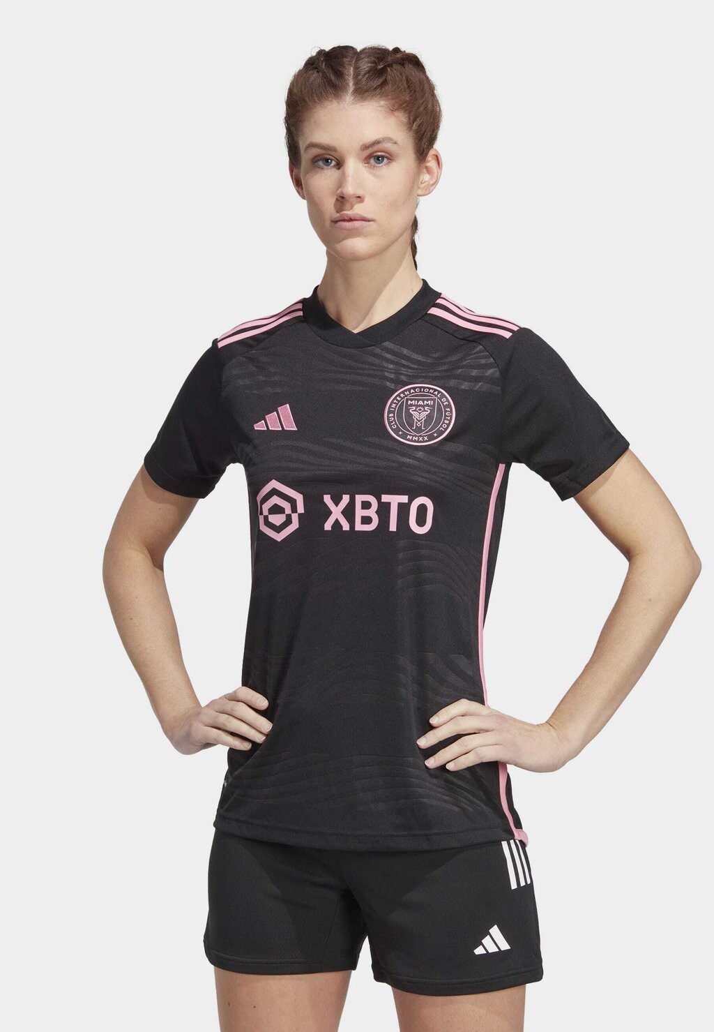 

Футболка с принтом Adidas, черный