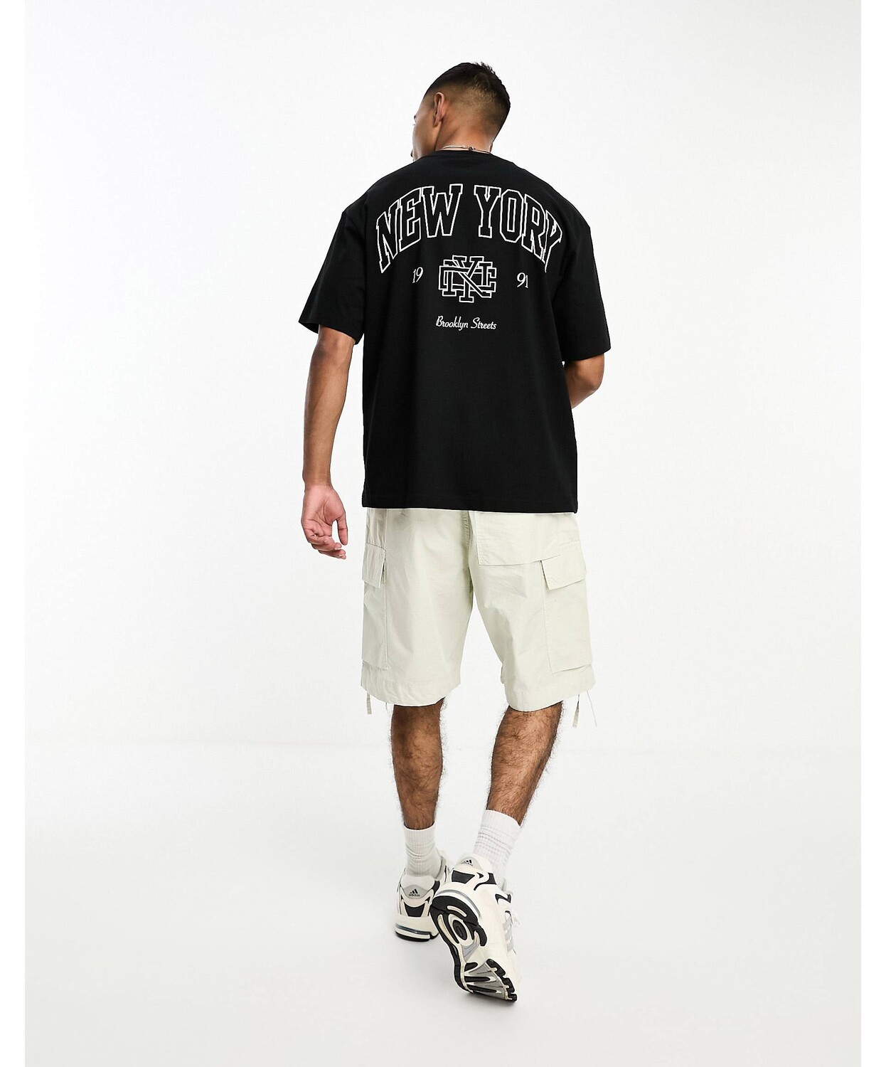 

Черная футболка Pull&Bear New York city, Черный