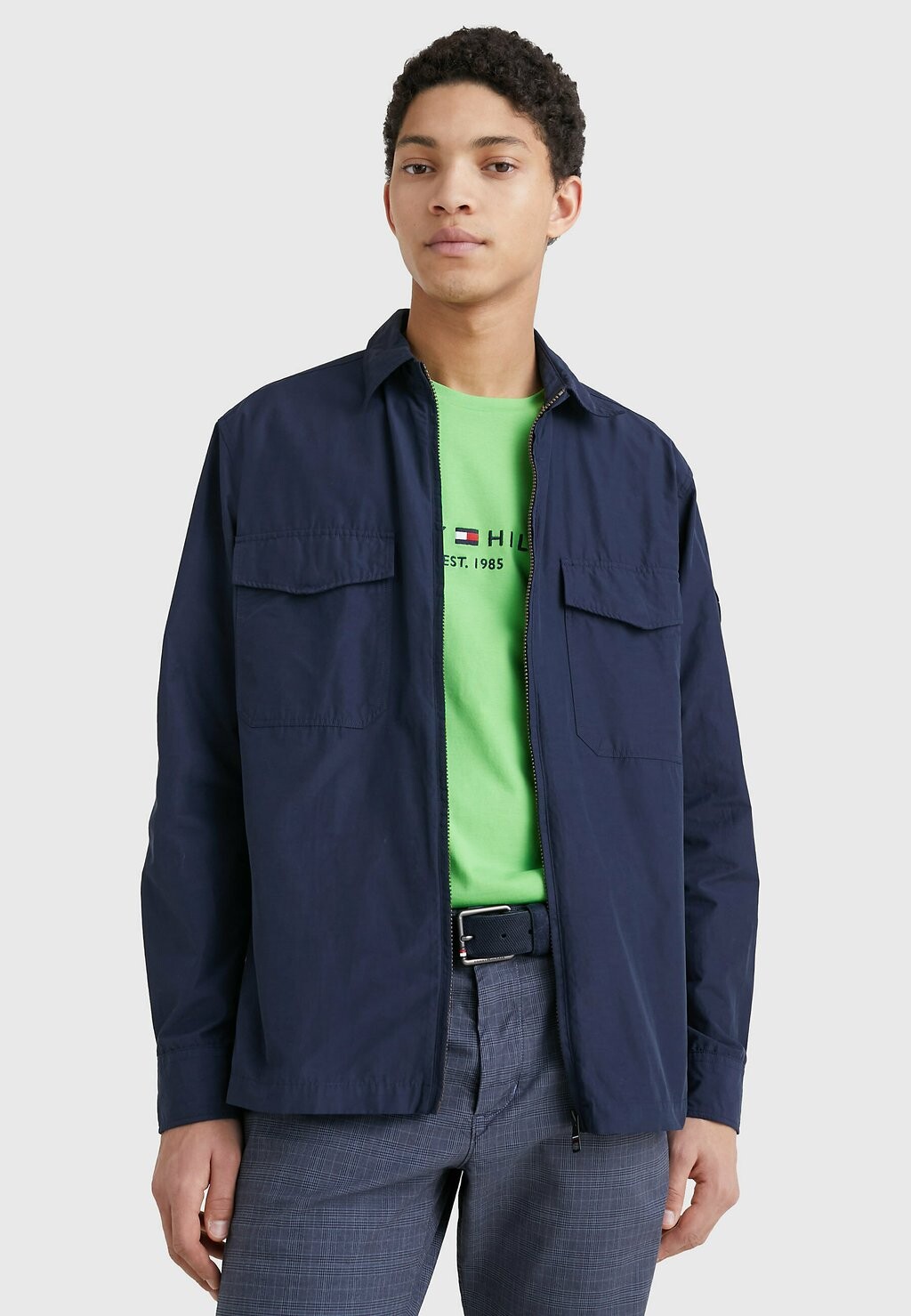 

Демисезонная куртка Tommy Hilfiger, синий