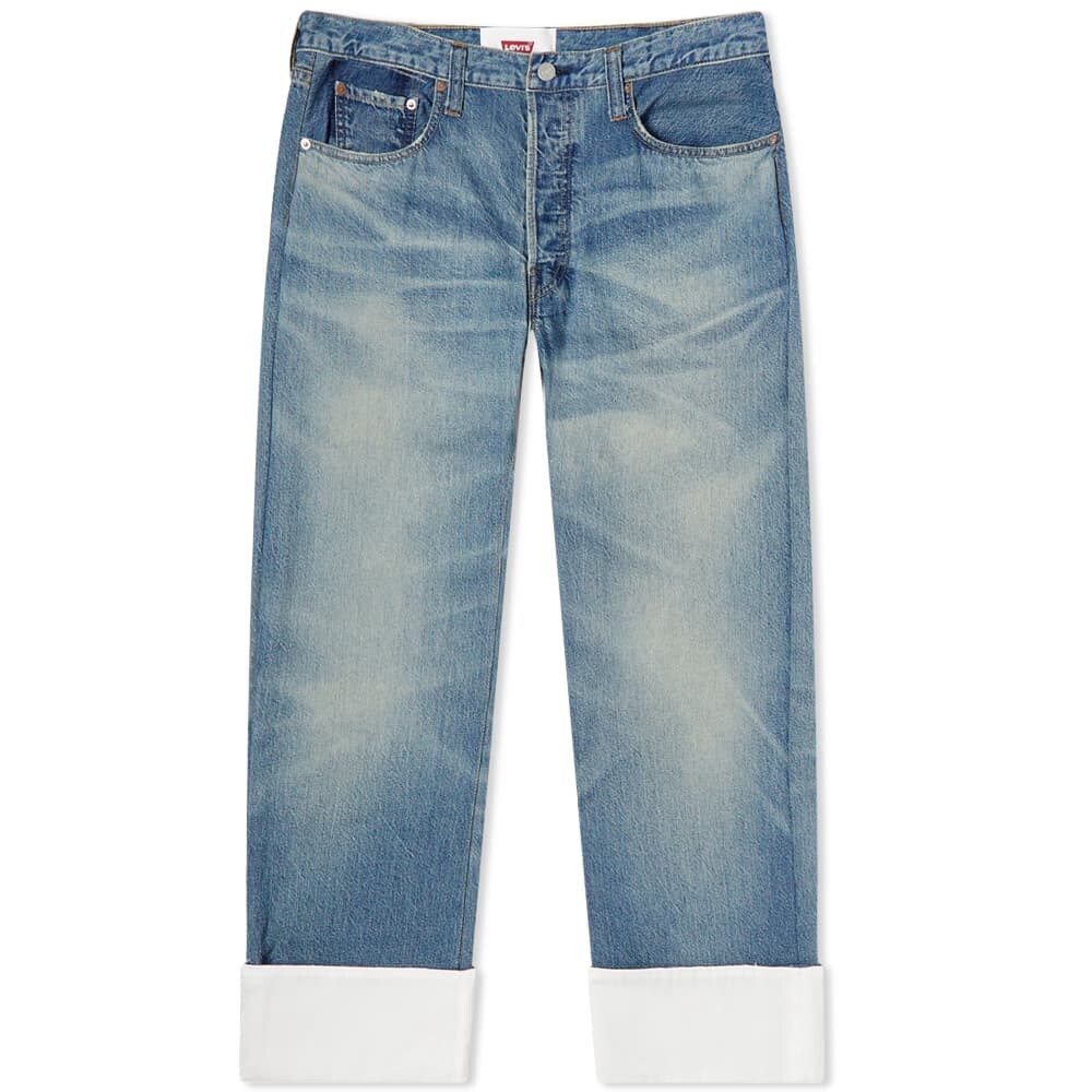 

Джинсы Junya Watanabe Levis с отворотами