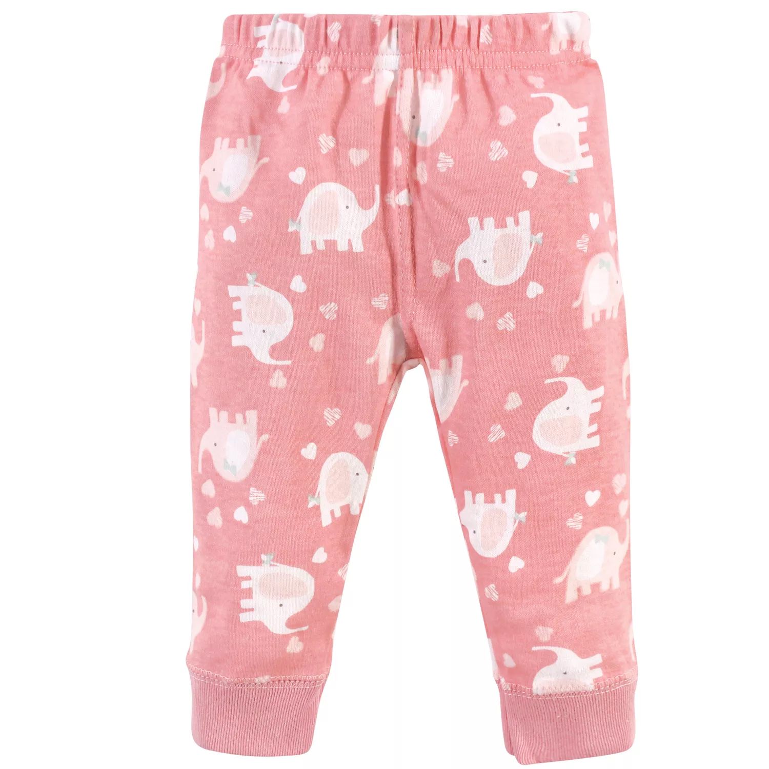 Хлопковые штаны для малышей и малышей Luvable Friends, 4 шт., базовый слон для девочек Luvable Friends