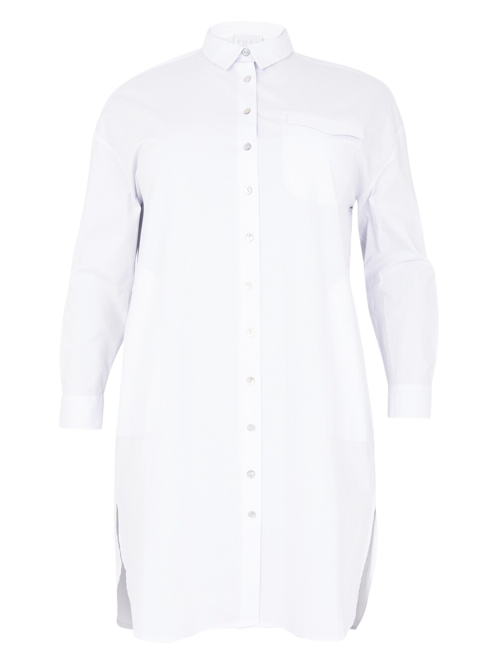 Блузка Yoek, белый блузка yoek бежевый