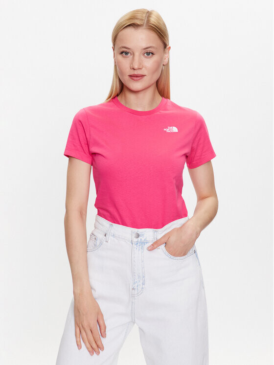 

Футболка стандартного кроя The North Face, розовый