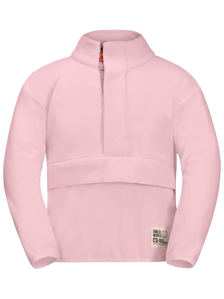 

Флисовая куртка Jack Wolfskin Fleecepullover Smileyworld, розовый