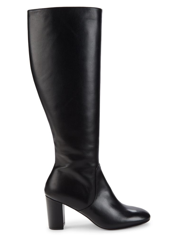 

Кожаные сапоги до колена Sofia Stuart Weitzman, черный