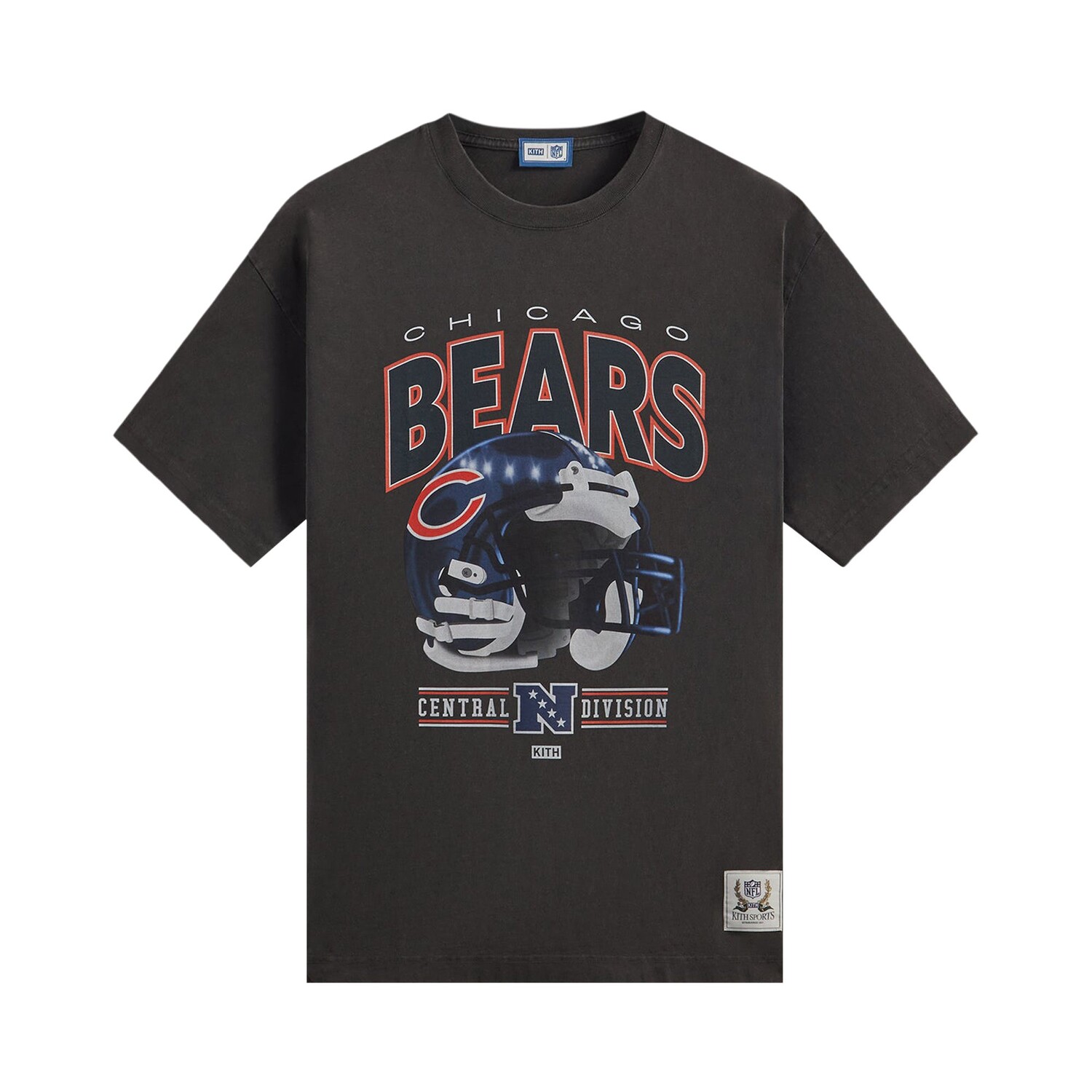 

Kith For The NFL: винтажная футболка Bears Черная, Черный