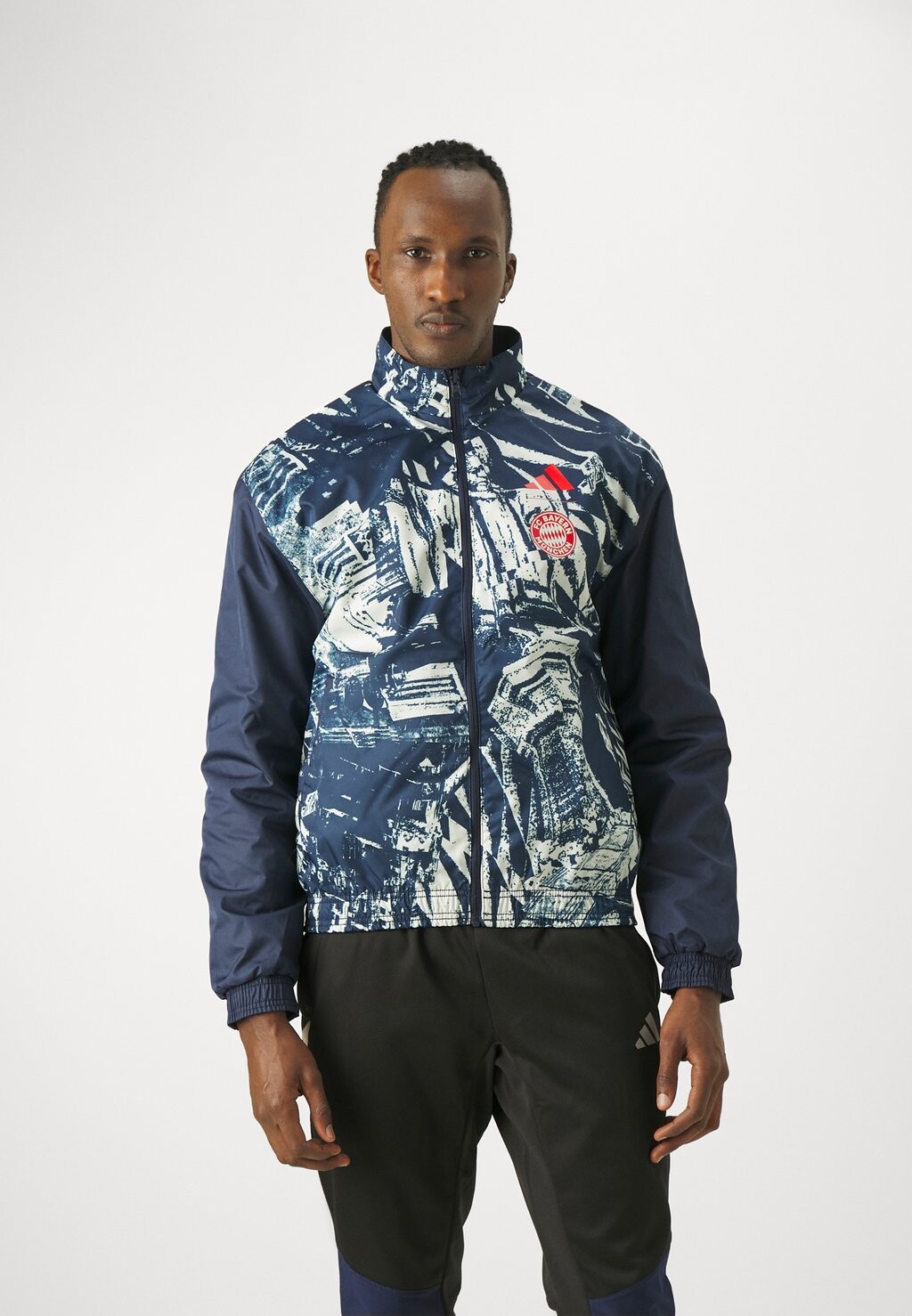 

Team Bayern München Anthem Jacket Adidas, цвет night indigo