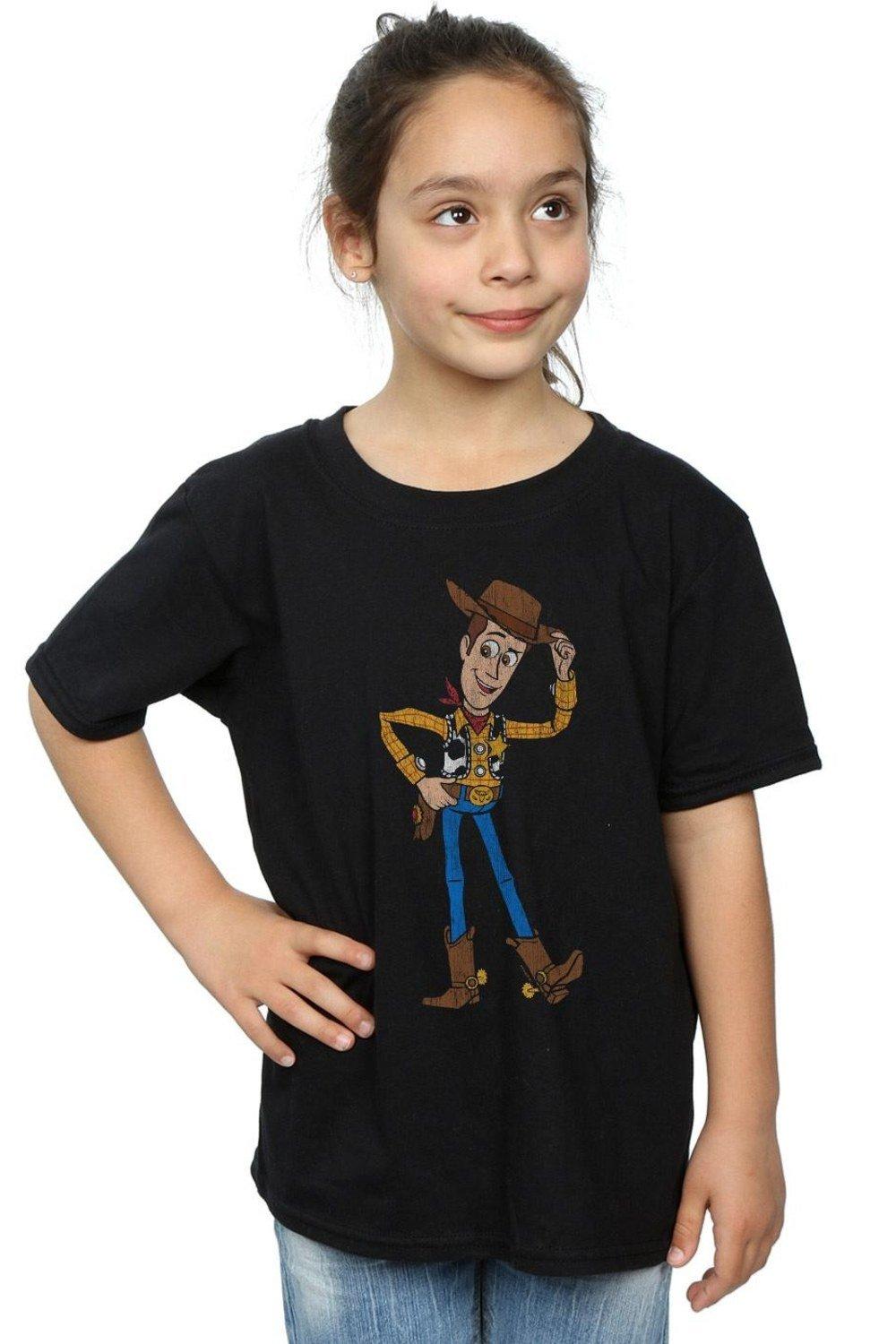 Хлопковая футболка «История игрушек 4: Шериф Вуди» Disney, черный
