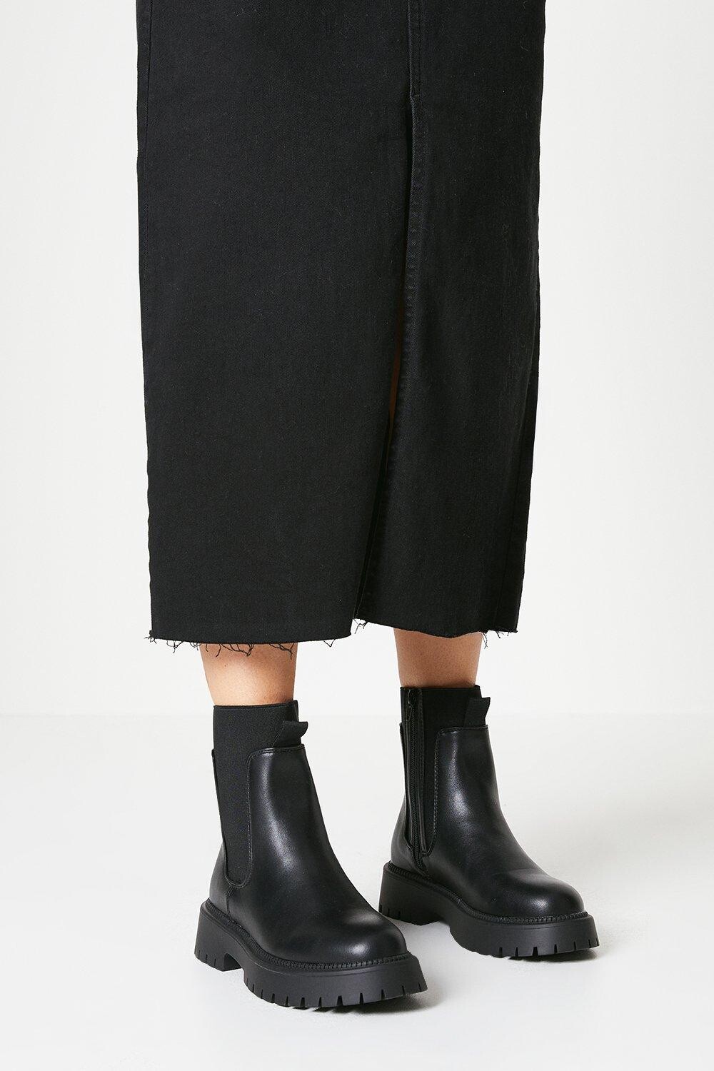 

Faith: массивные ботильоны Michea Dorothy Perkins, черный