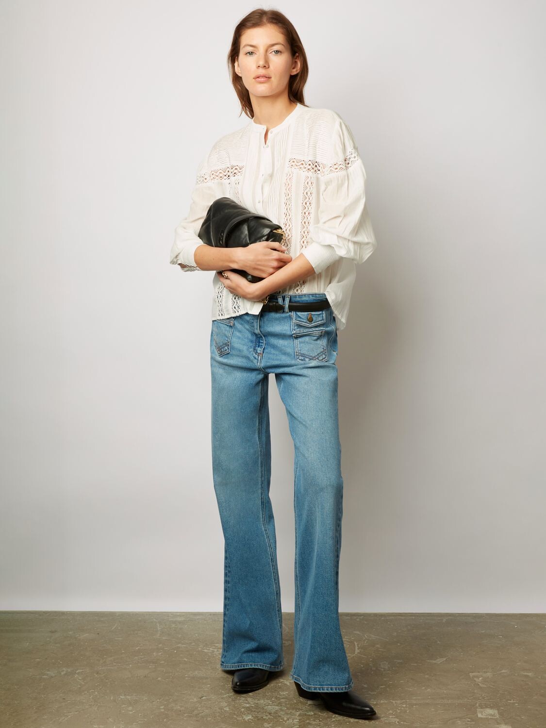 

Рубашка Gerard Darel Nataline с текстурой, белая
