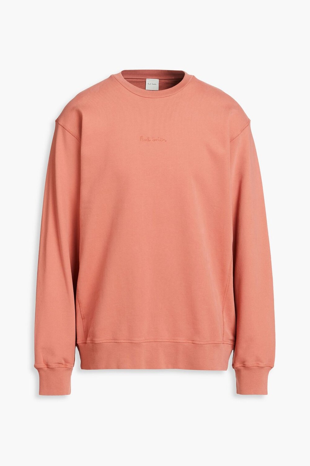 

Толстовка из хлопковой махры с французской вышивкой PAUL SMITH, античная роза, Оранжевый