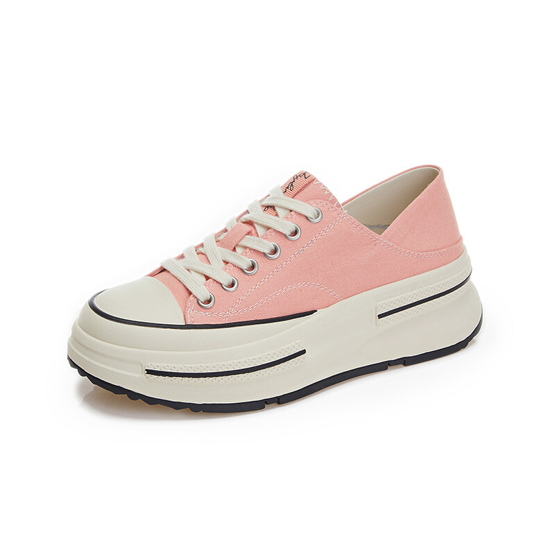 

Холщовые кеды женские с низким верхом Klammkicks, розовый