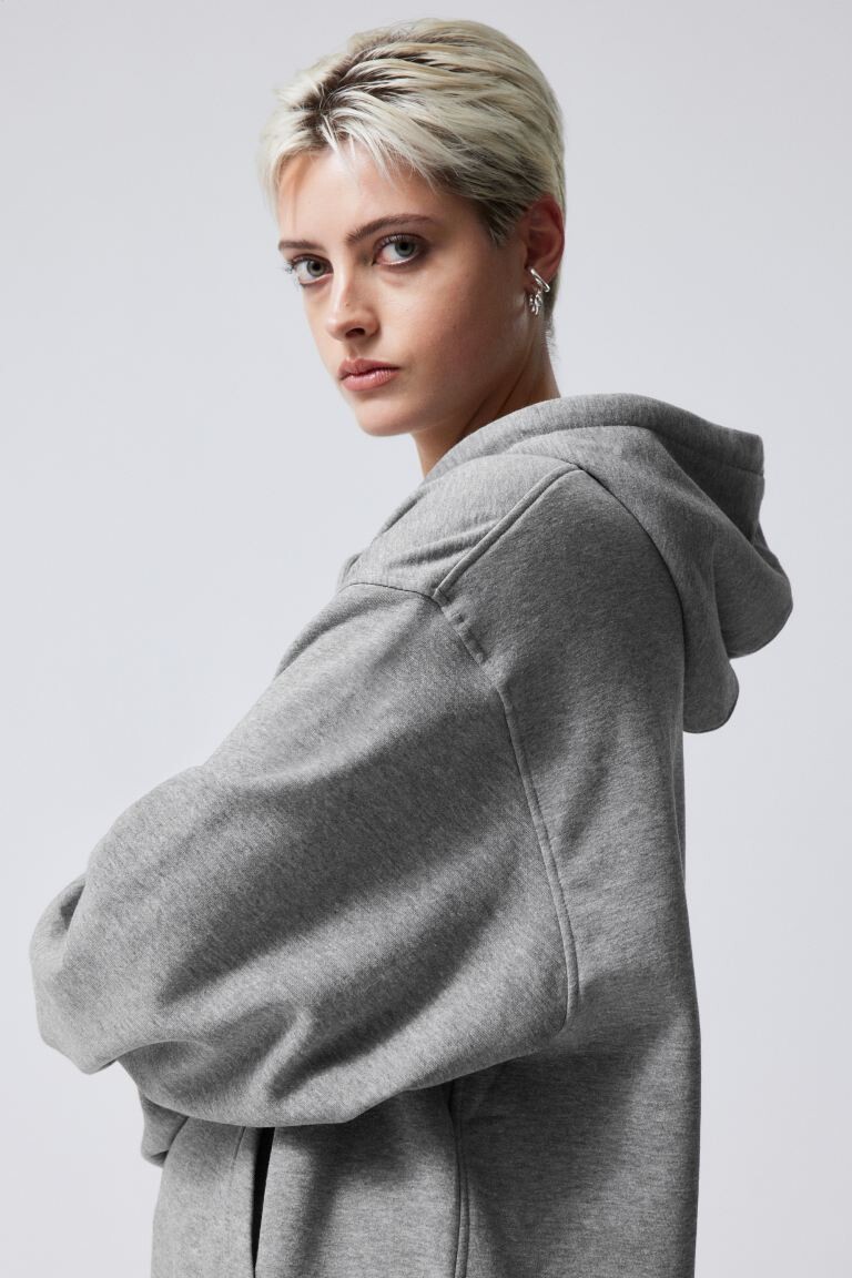 

Свободное худи essence H&M, серый