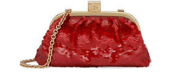 

Клатч Maria с пайетками Dolce & Gabbana, красный
