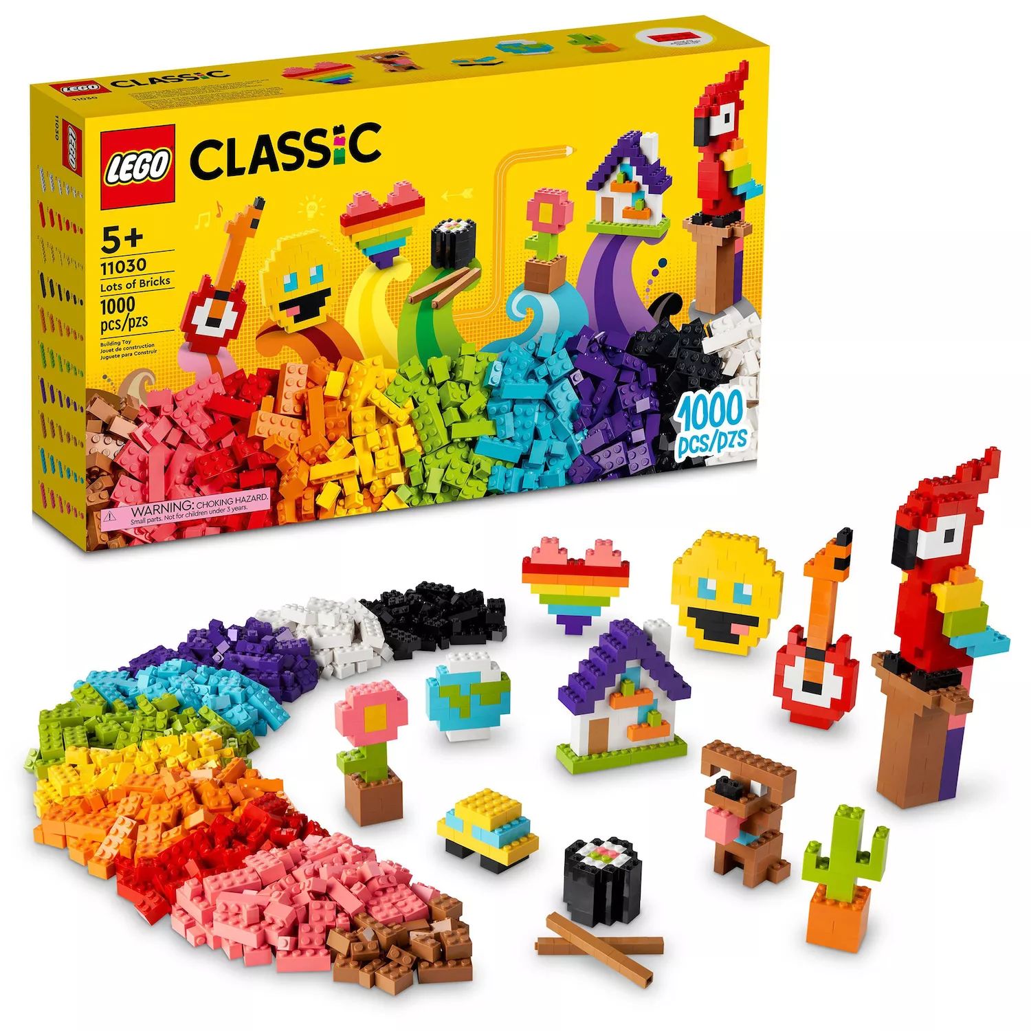 LEGO Classic Множество кирпичей 11030 Набор строительных игрушек (1000  деталей) LEGO