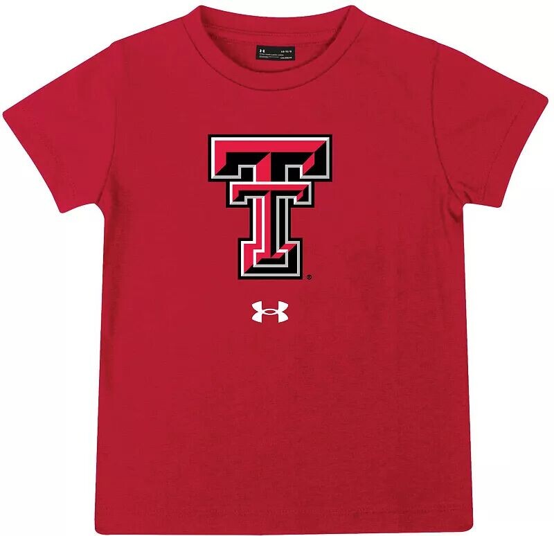 

Красная футболка-талисман Under Armour Texas Tech Red Raiders для малышей