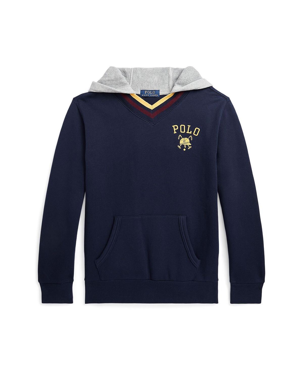 

Флисовая толстовка в полоску для мальчиков Big Boys Polo Ralph Lauren