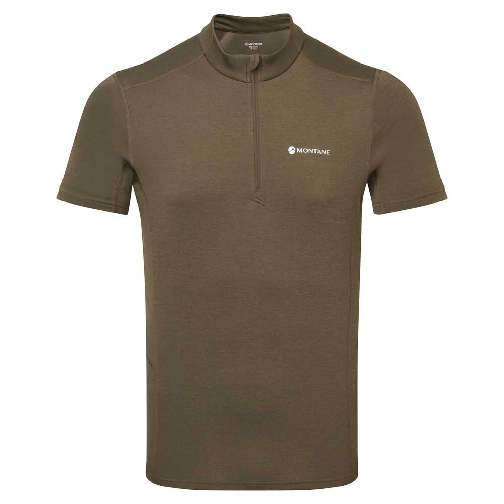 

Футболка Montane Dart Zip, зеленый