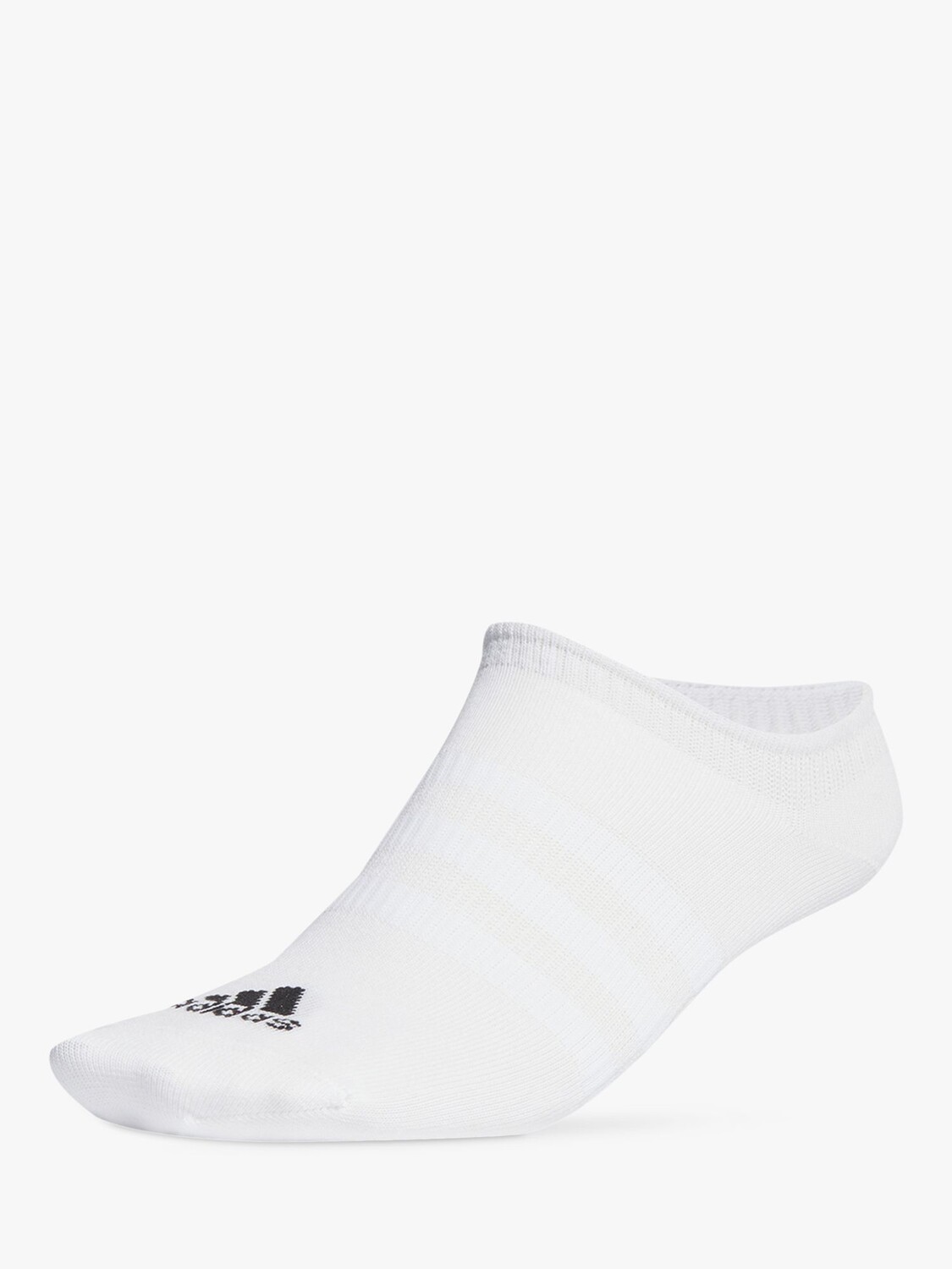 

Тонкие и легкие носки-неявки adidas, белый черный