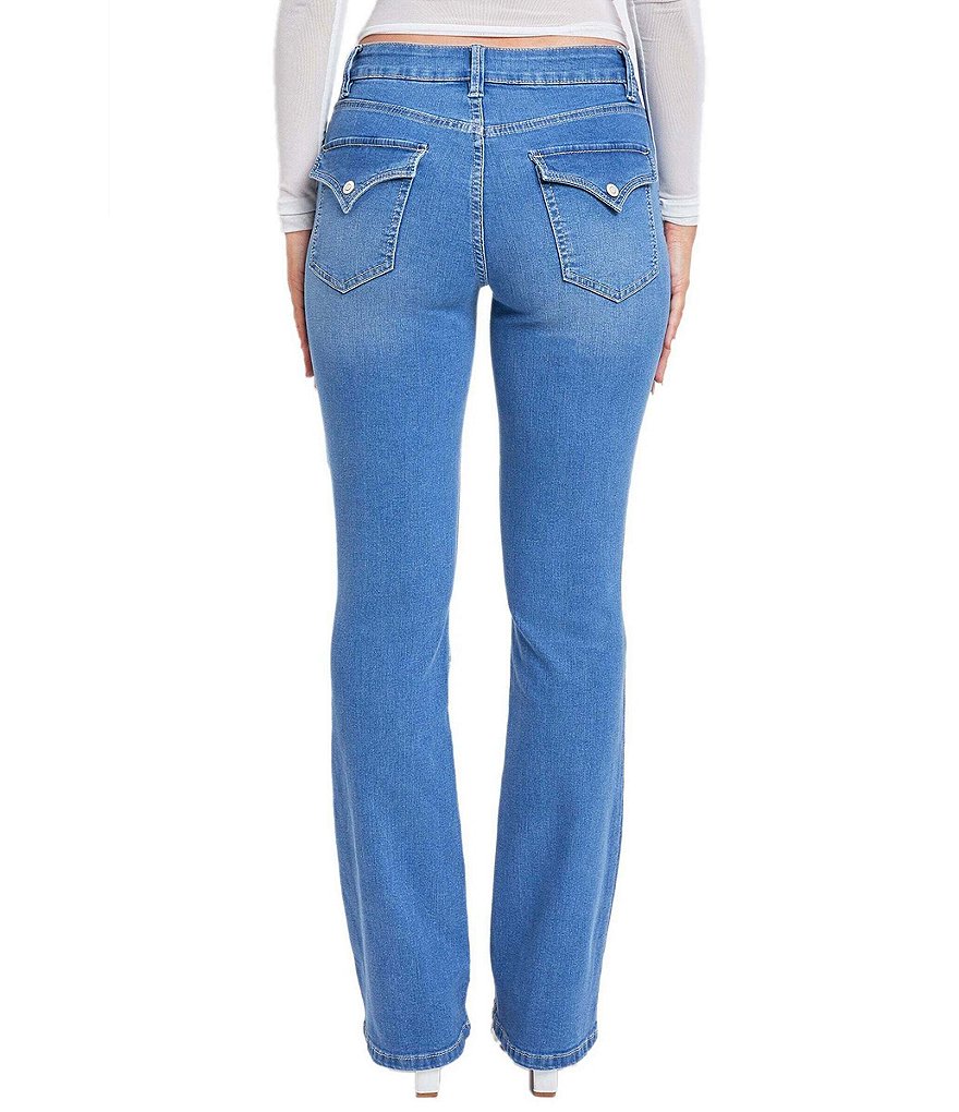 YMI Jeanswear Джинсы Bootcut со средней посадкой, синий