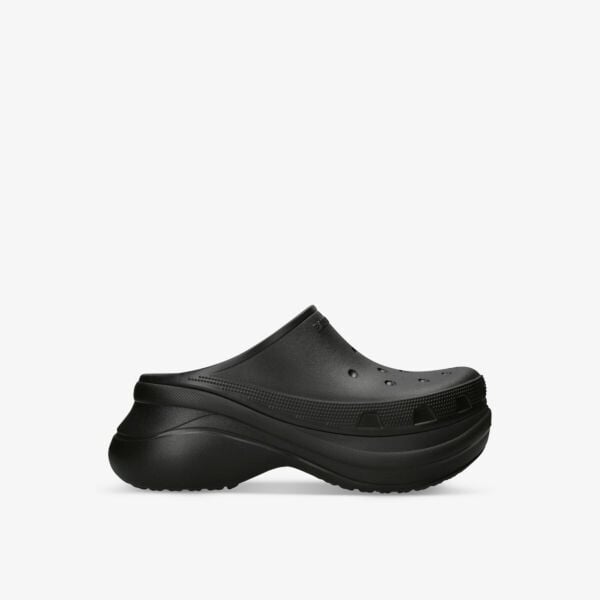 

Резиновые сабо Balenciaga x Crocs на платформе Balenciaga, черный