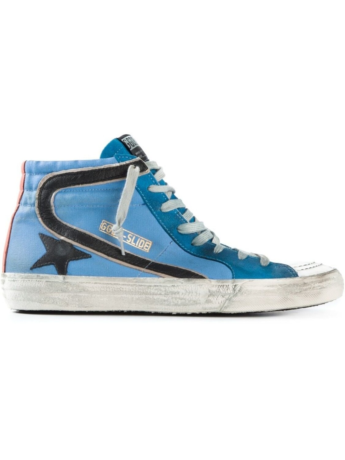 

Golden Goose высокие кеды 'Slide', синий