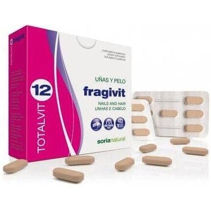 

Totalvit 12 Fragivit для ногтей и волос 28 таблеток Soria Natural