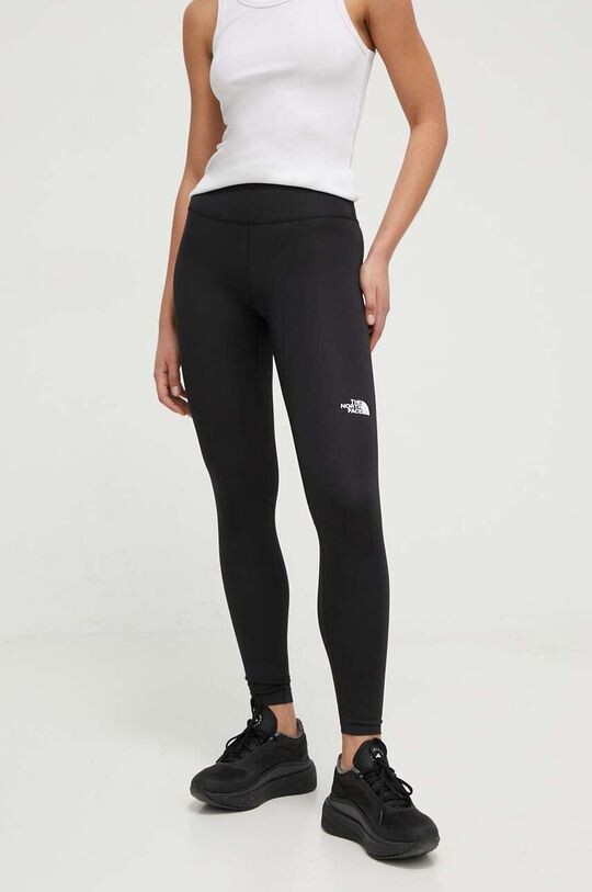 

Гибкие спортивные леггинсы The North Face, черный