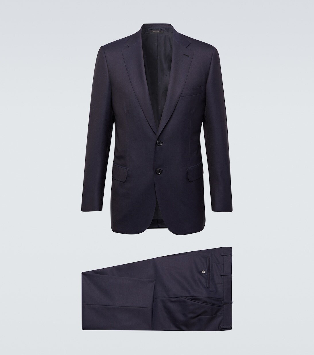 

Костюм из натуральной шерсти Brioni, синий
