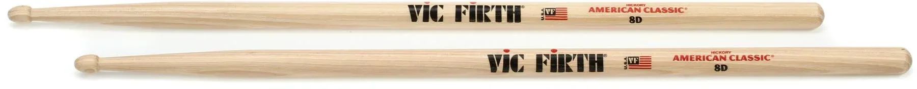 

Американские классические барабанные палочки Vic Firth - 8D - деревянный наконечник