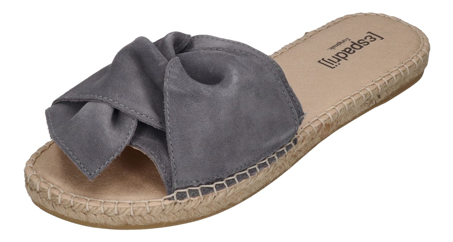 

Мюли Espadrij l'orginale PLAGE BOUCLE VELOUR, серый