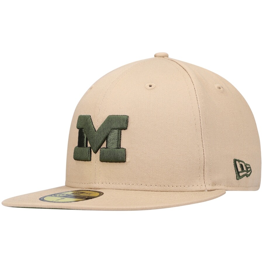 

Бейсболка New Era Michigan Wolverines, загар