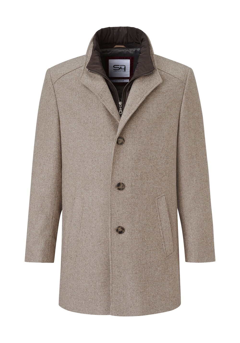 

Межсезонное пальто S4 Jackets, бежевый