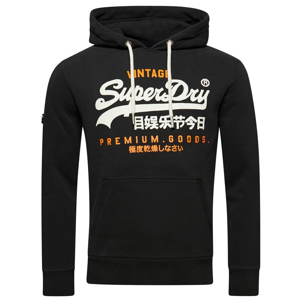 

Худи Superdry Classic Vintage Logo Heritage, черный