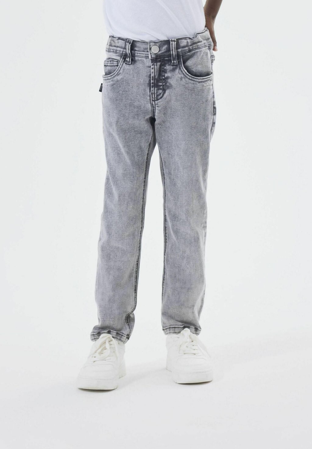 

Джинсы прямого кроя Name it, цвет light grey denim