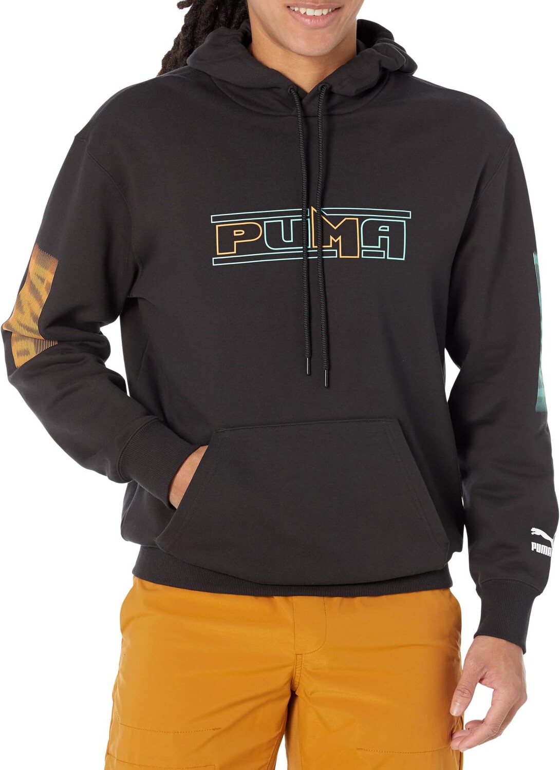 

Спортивная толстовка с рисунком PUMA, черный