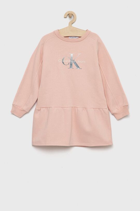 

Платье маленькой девочки Calvin Klein Jeans, розовый