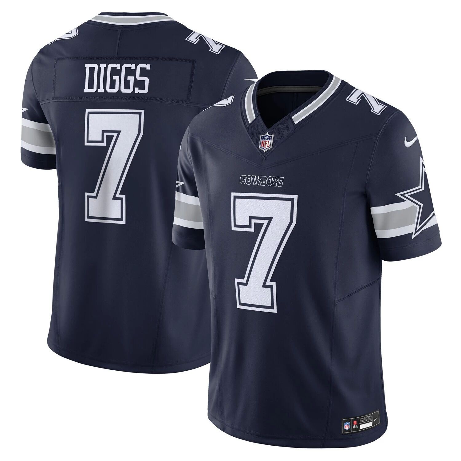 

Мужское темно-синее джерси Trevon Diggs Dallas Cowboys Vapor FUSE Limited Nike