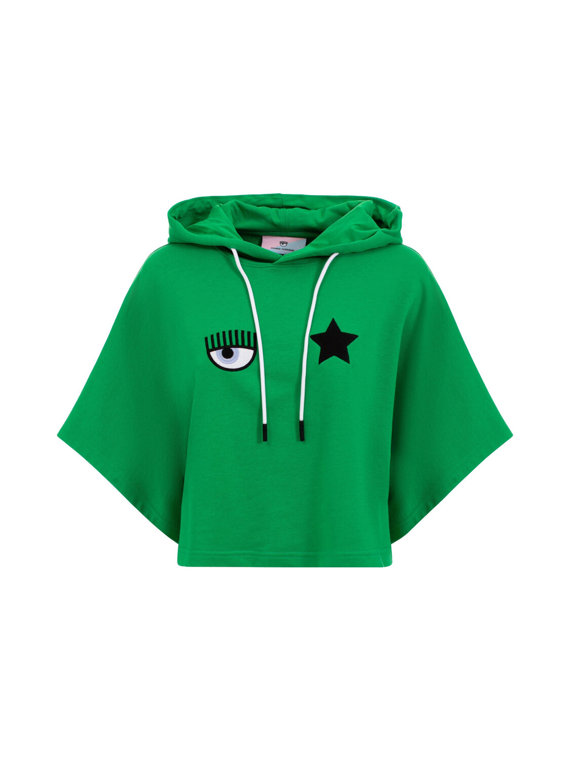 

Chiara Ferragni толстовка с капюшоном и вышивкой Eye Star, зеленый