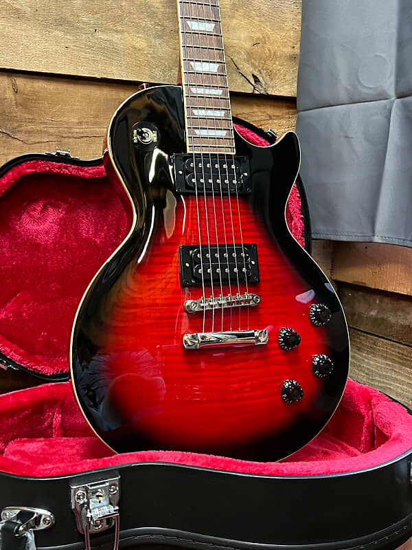

Электрогитара Epiphone Slash Les Paul Standard Electric Guitar - Vermillion Burst