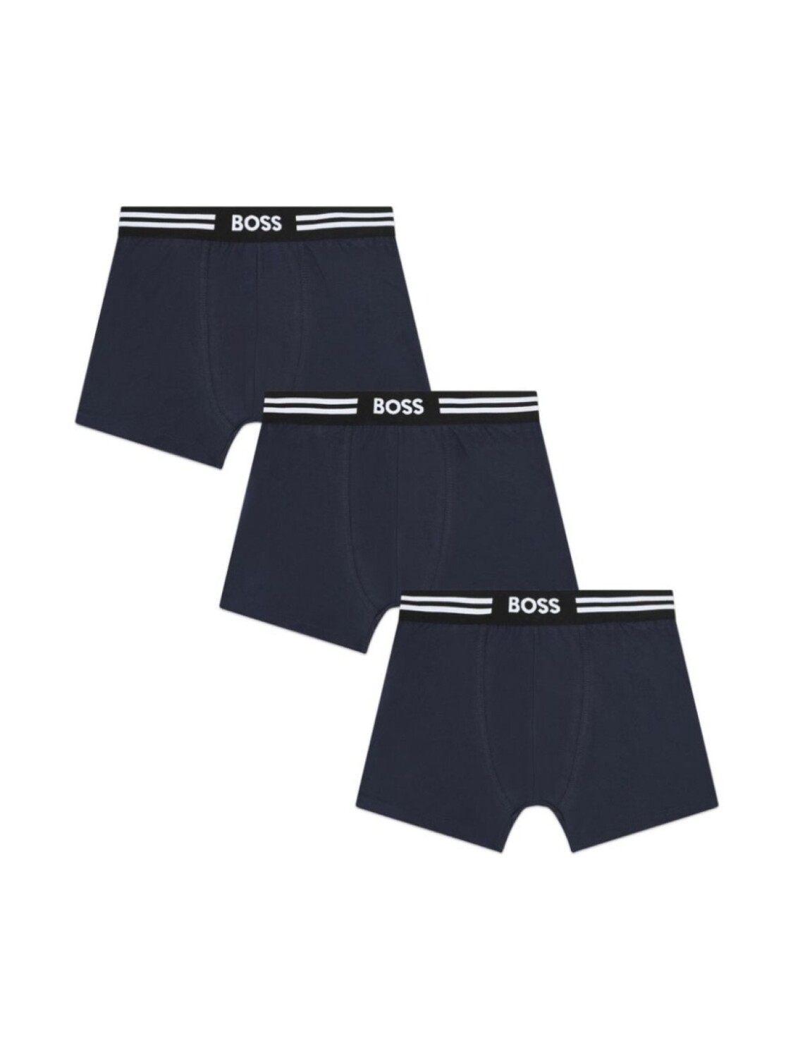 

BOSS Kidswear комплект из трех боксеров с логотипом, синий