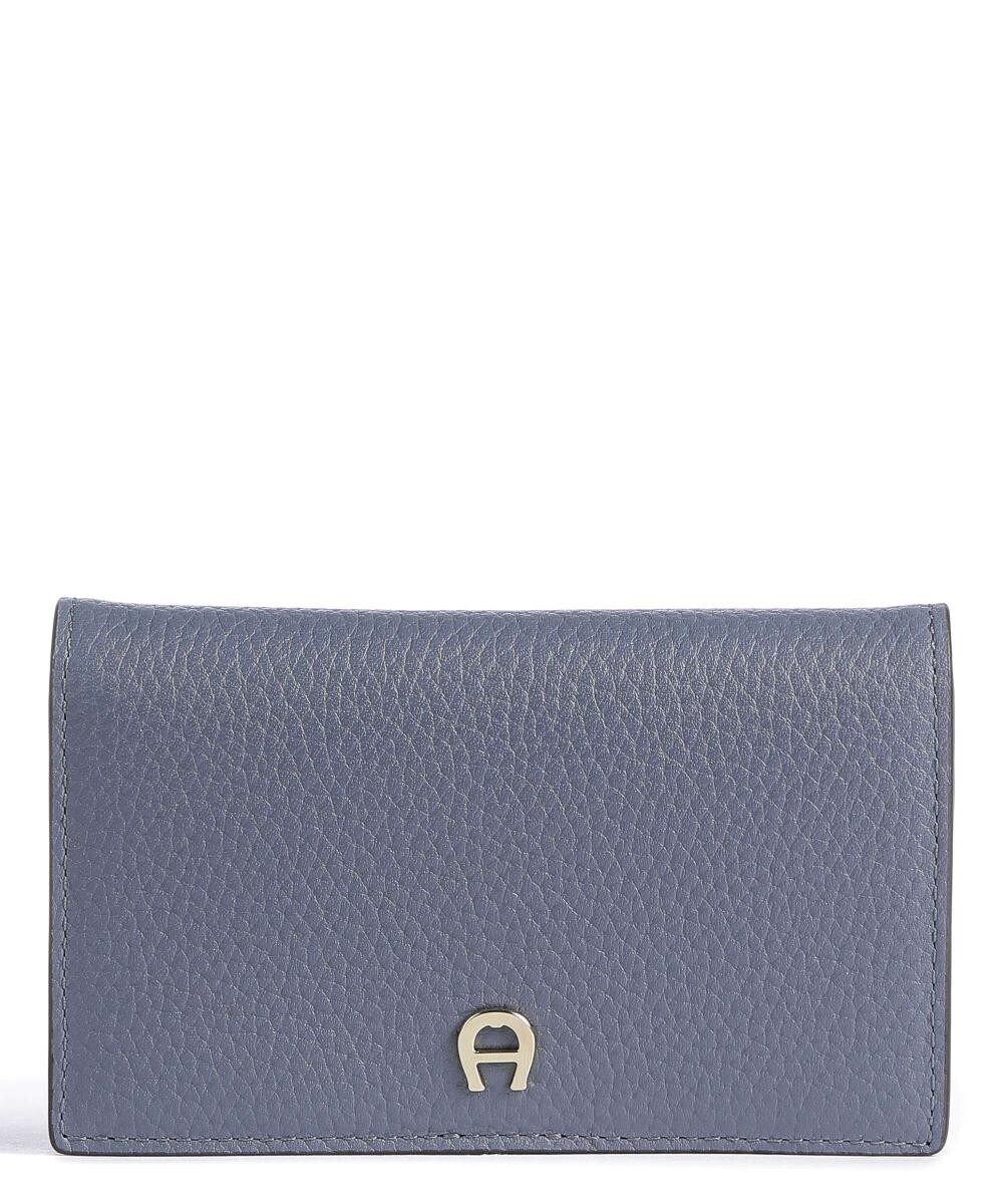 

RFID-кошелек Delia из зернистой яловой кожи Aigner, синий
