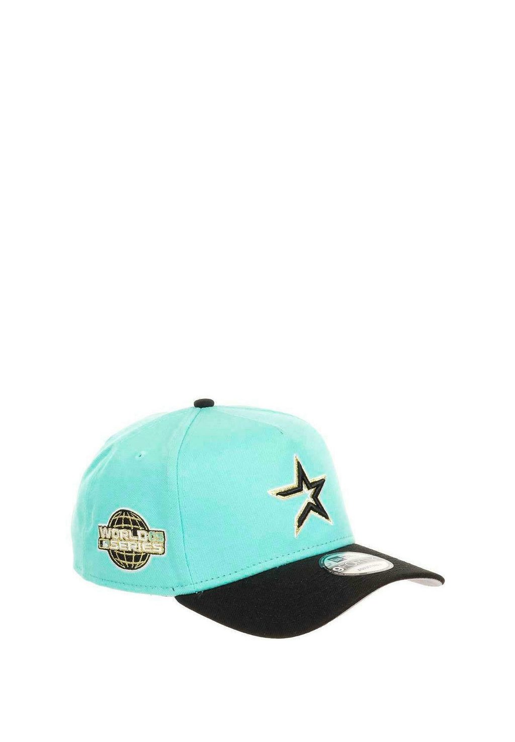 Бейсболка HOUSTON ASTROS MLB WORLD SERIES SIDEPATCH COOPERSTOWN 9FORTY A-FRAME SNAPBACK New Era, цвет turquoise