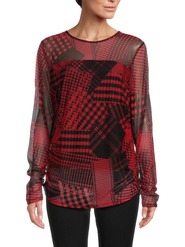 

Топ с длинными рукавами и принтом Dkny, цвет Black Scarlet