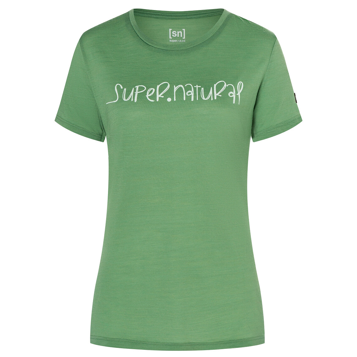 

Рубашка из мериноса Super Natural Women's Signature Tee, цвет Loden Frost/Fresh White