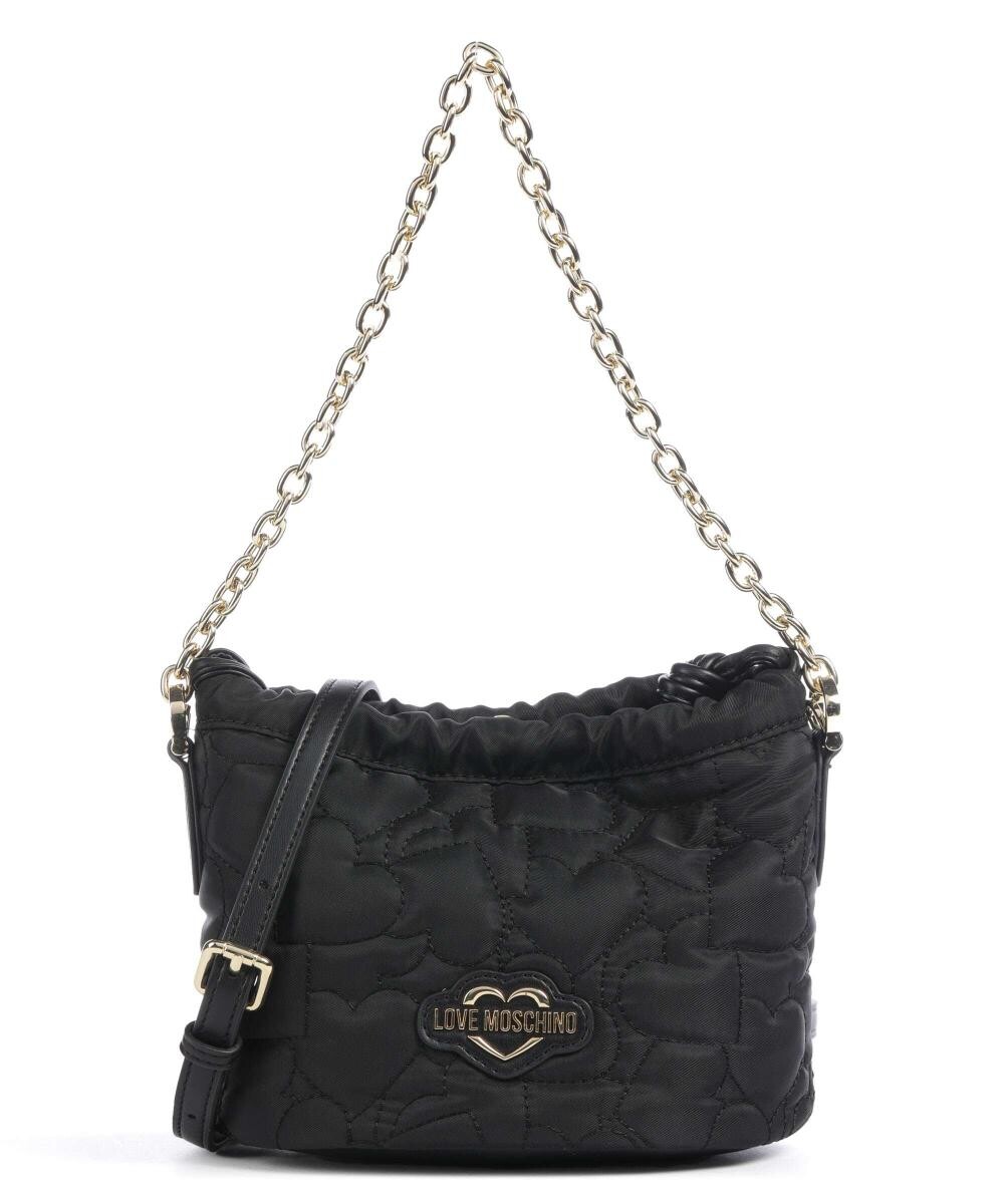 

Сумка-Ведро Puffy Heart из полиэстера Love Moschino, черный