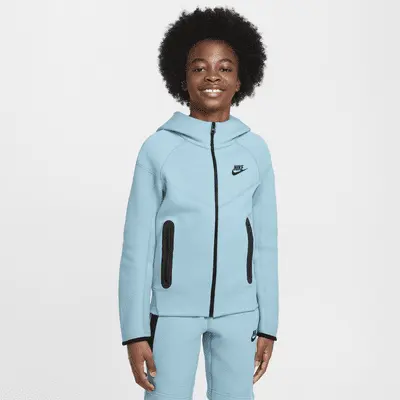 

Худи Nike Sportswear Tech Fleece, цвет Denim Turquoise/Black/Black